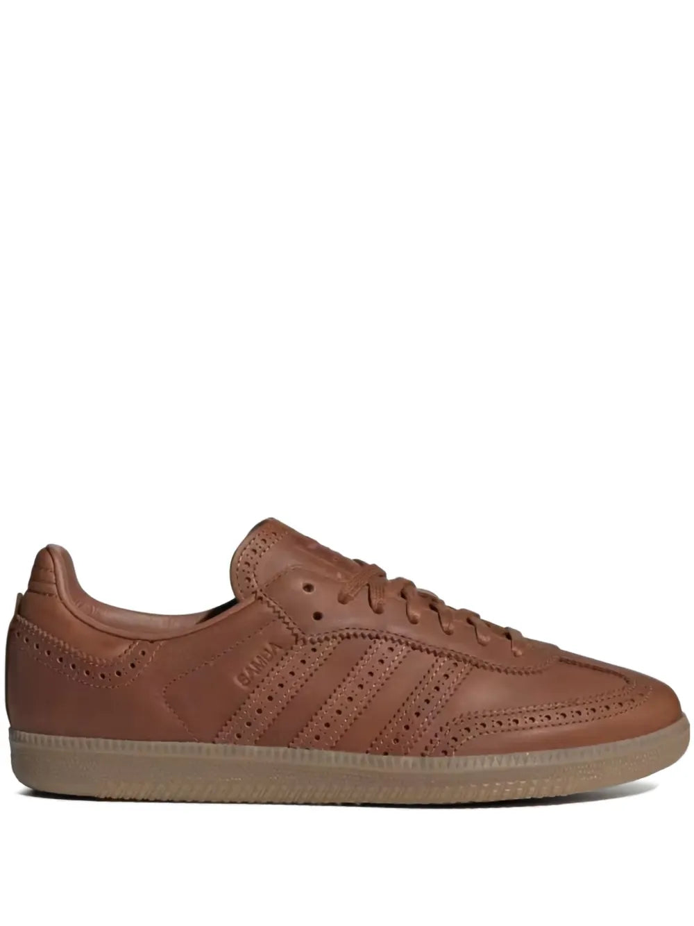adidas Samba Brogue Pack Sneakers — Brown — Size US M 9.5 - US W 11 — Front View