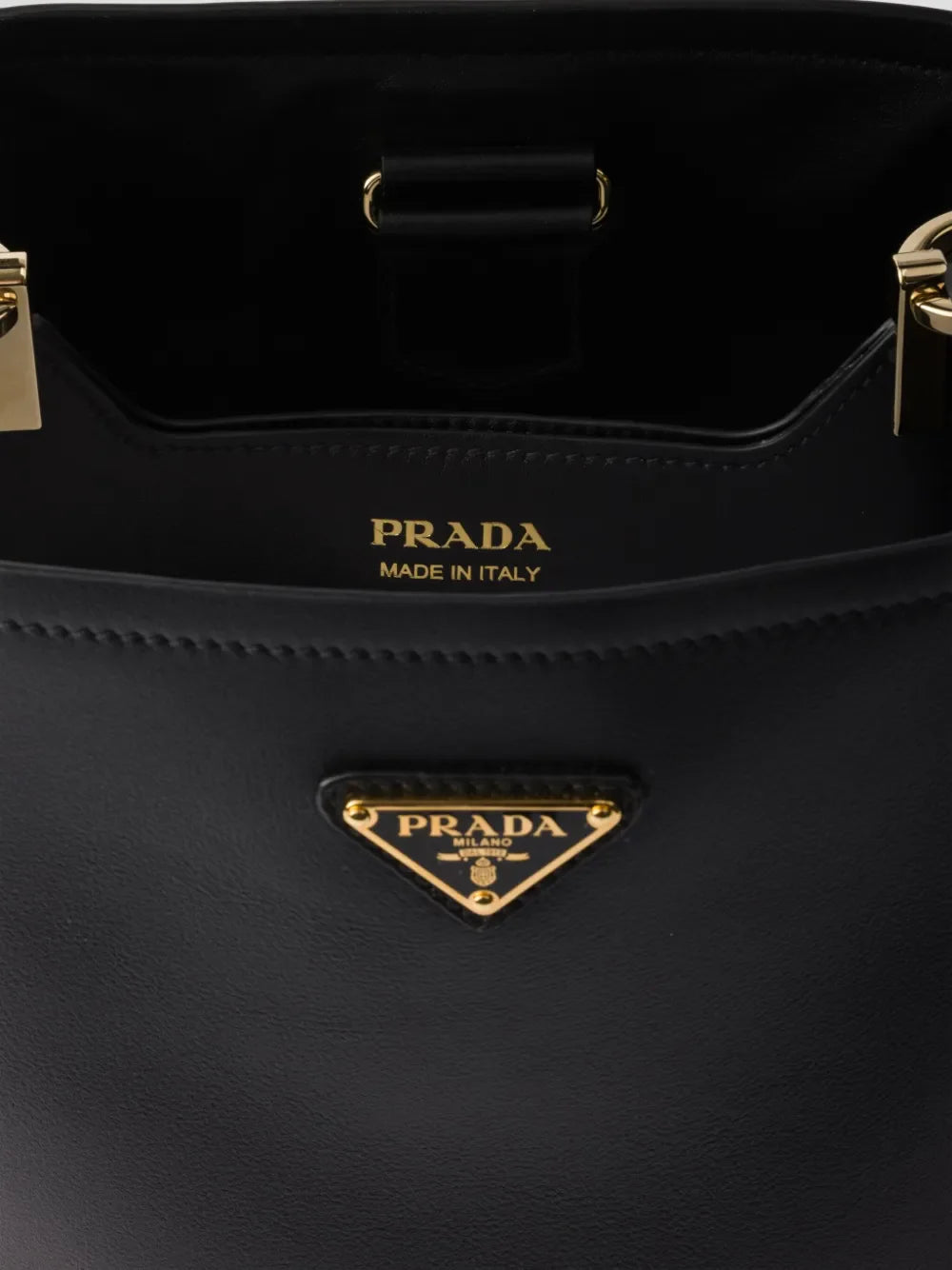 Prada Medium Leather Shoulder Bag — Same as shown — Size One Size — Top View