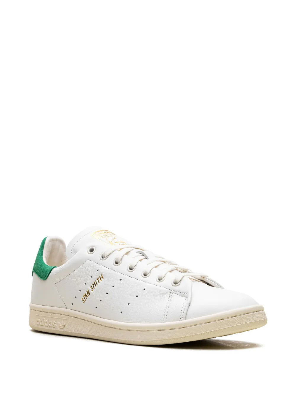 adidas Stan Smith Lux White Green Sneakers — White — Size US M 7 - US W 8.5 — Side View