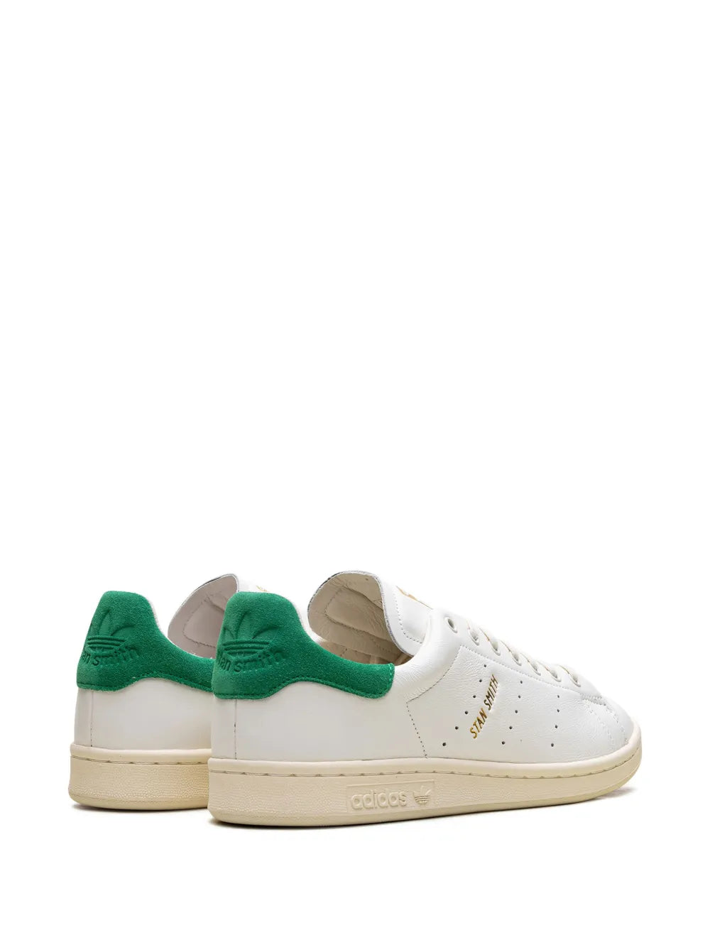 adidas Stan Smith Lux White Green Sneakers — White — Size US M 7 - US W 8.5 — Back View