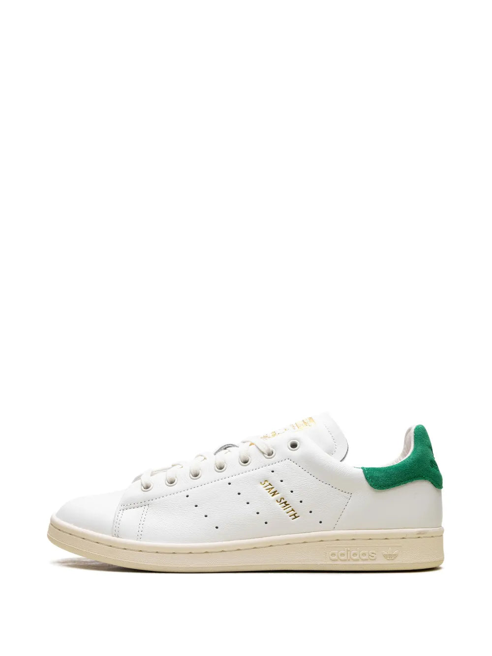 adidas Stan Smith Lux White Green Sneakers — White — Size US M 7 - US W 8.5 — Detail View