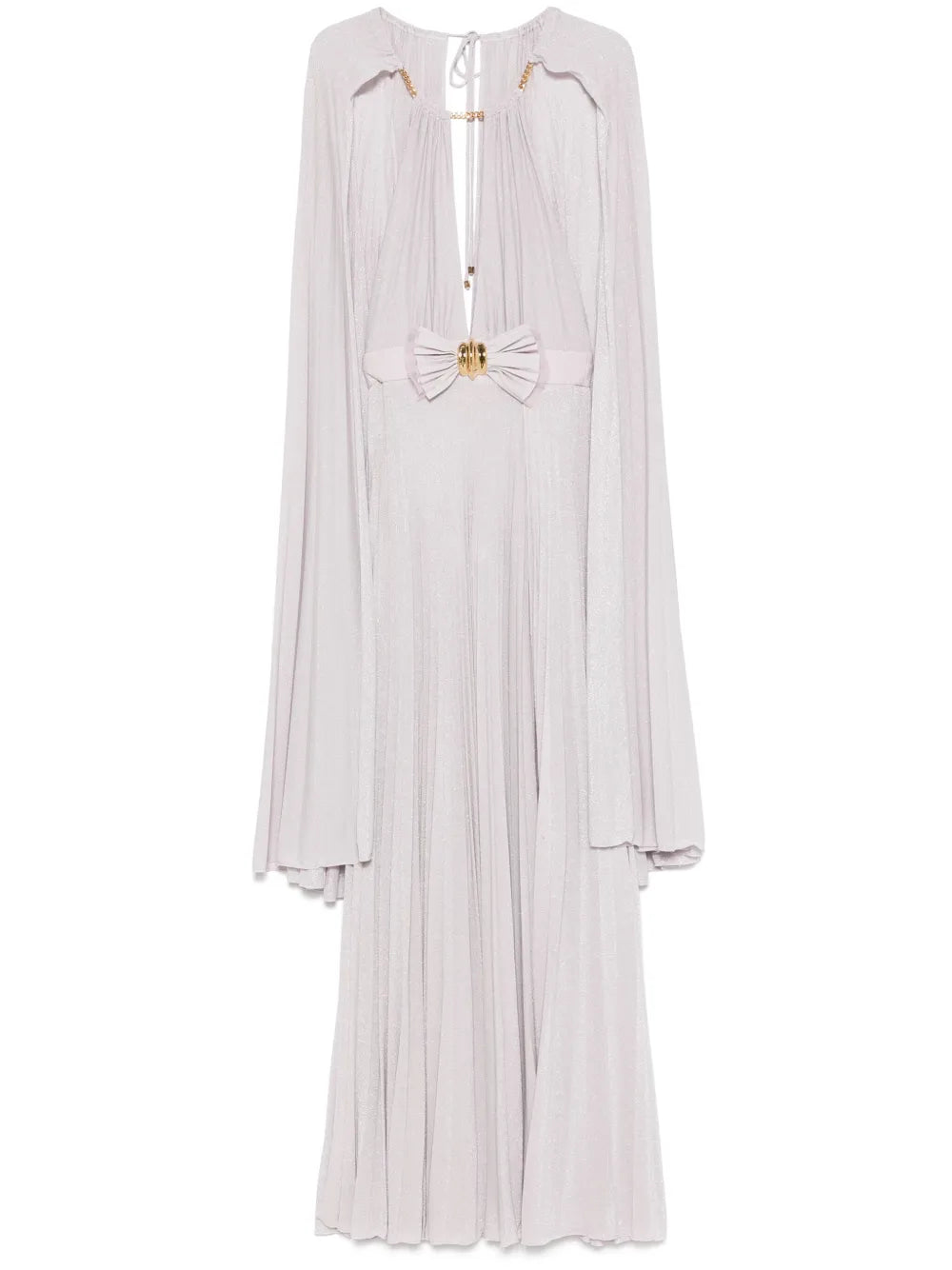 Elisabetta Franchi Lurex Maxi Dress — Same as shown — Size XS — Front View