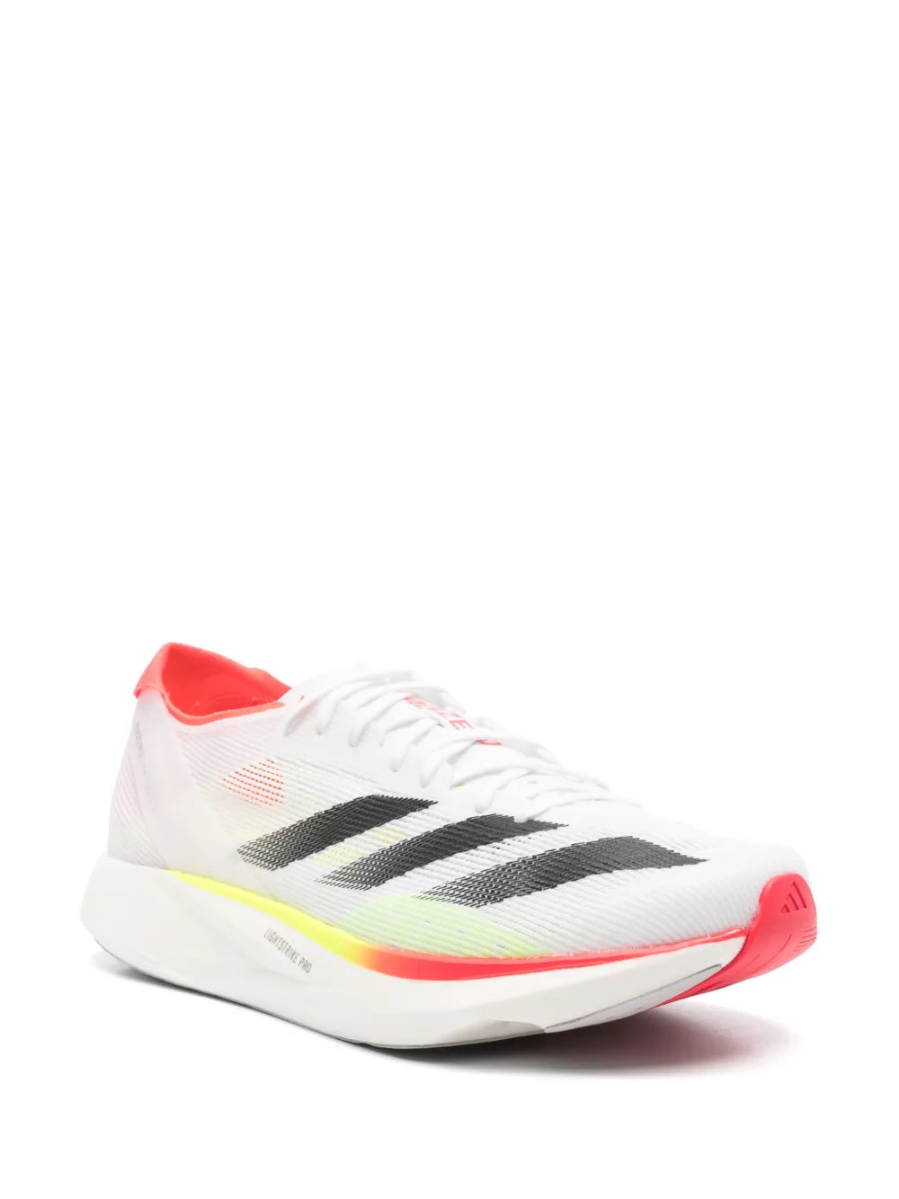 adidas Adizero Takumi Sen 10 Sneakers — White — Size US M 7 - US W 8.5 — Side View