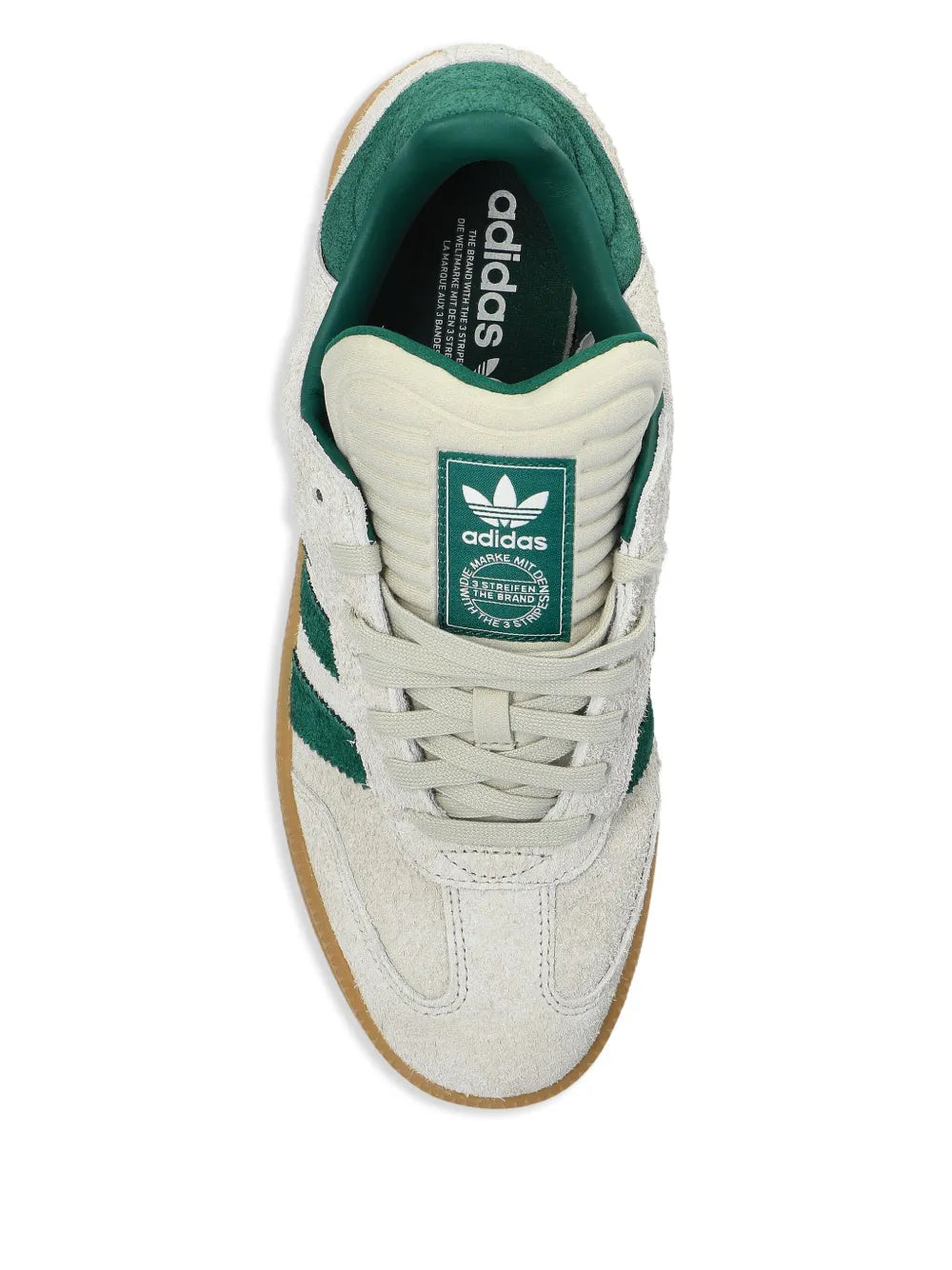 adidas Samba Xlg Sneakers — Grey — Size US M 9 - US W 10.5 — Top View