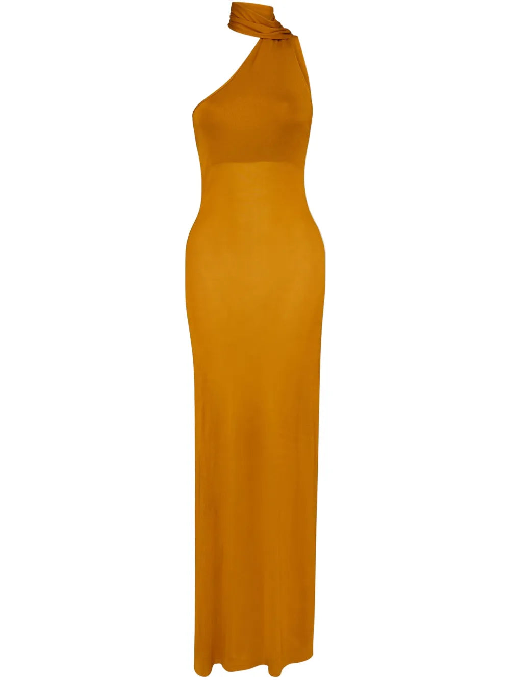 Galvan London Mirage Dress — Orange — Size XS — Front View