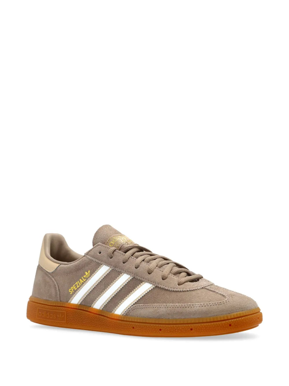 adidas Handball Spezial Sneakers — Taupe Brown — Size US M 4.5 - US W 6 — Side View