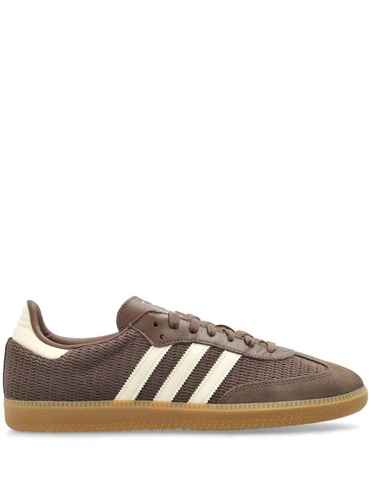 adidas Samba Sneakers — Brown — Size US M 7.5 - US W 9 — Front View