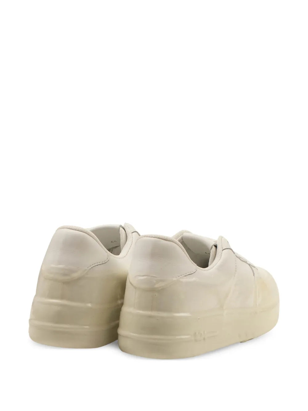 424 Wax Dipped Sneakers — White — Size US M 3.5 - US W 5 — Top View