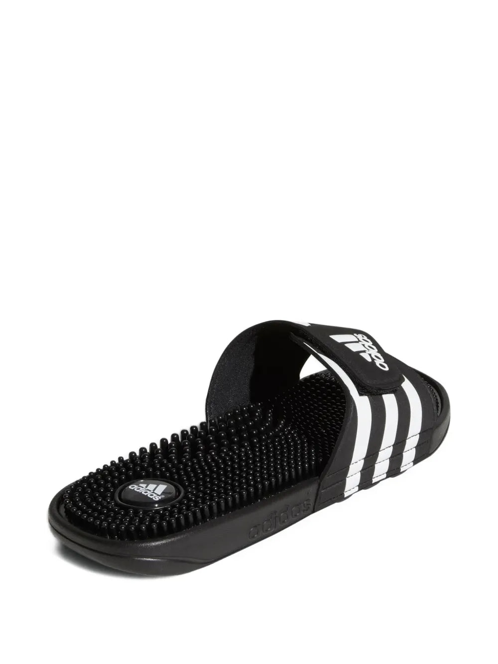 adidas Adissage Slides Black Slides — Black — Size US M 4.5 - US W 6 — Detail View