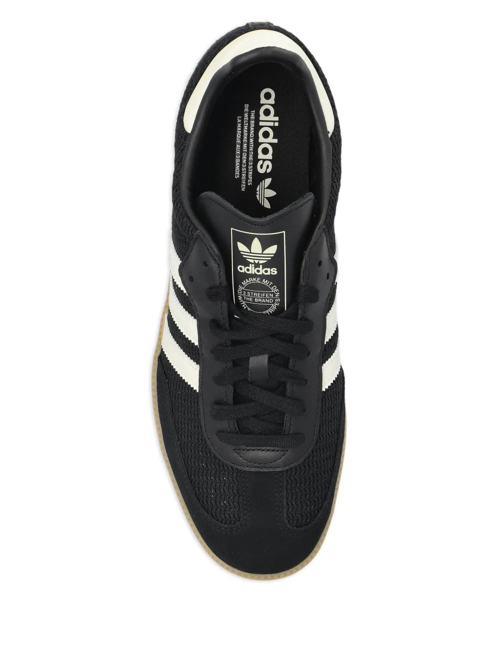 adidas Samba Og Sneakers — Black — Size US M 6 - US W 7.5 — Top View