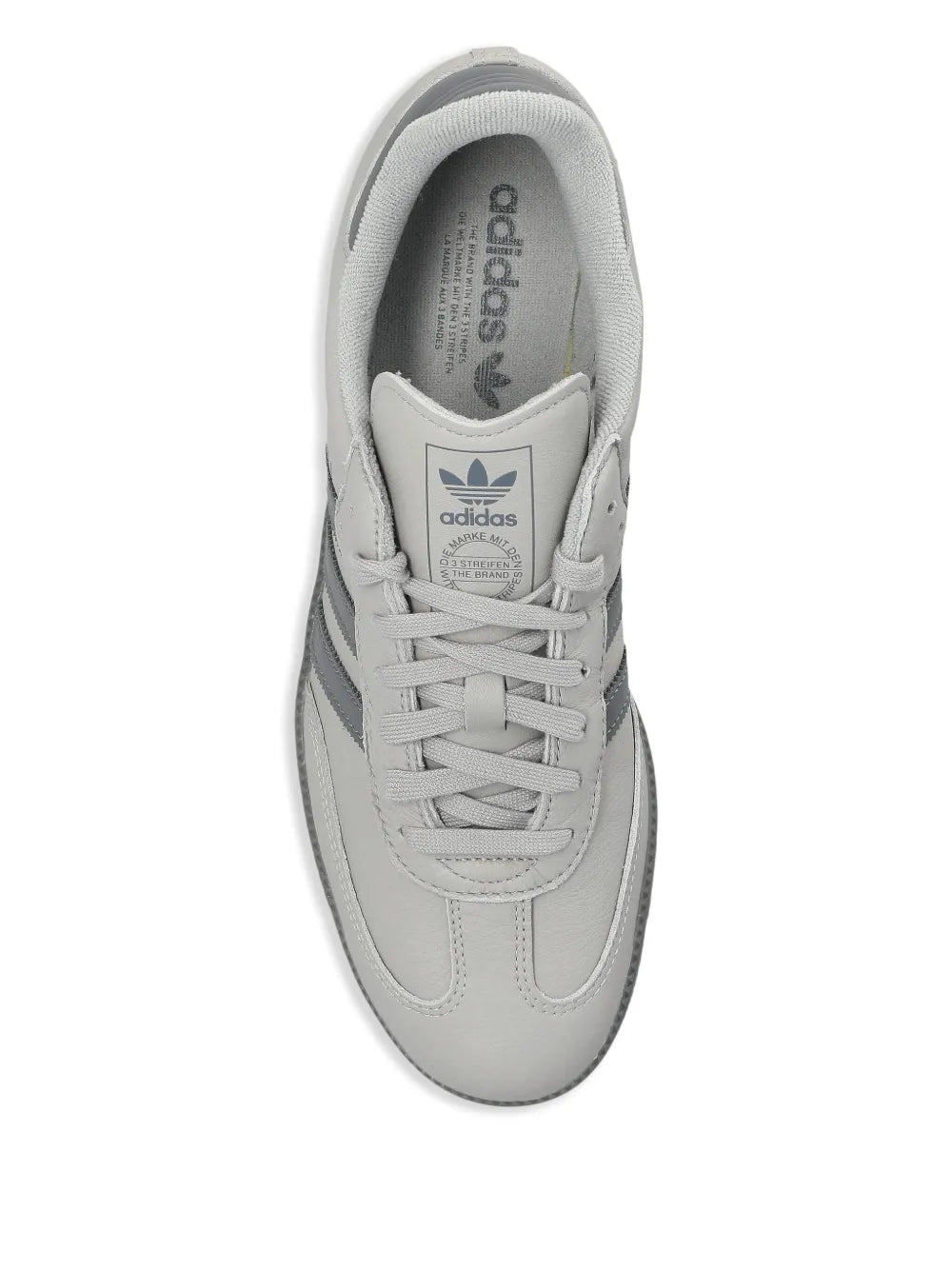 adidas Samba Og Sneakers — Light Grey — Size US M 6 - US W 7.5 — Top View
