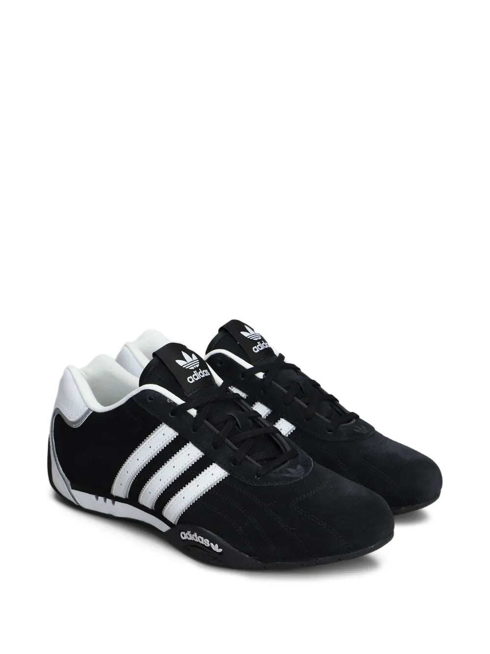 adidas Adi Racer Lo Core Sneakers — Black — Size US M 3.5 - US W 5 — Side View