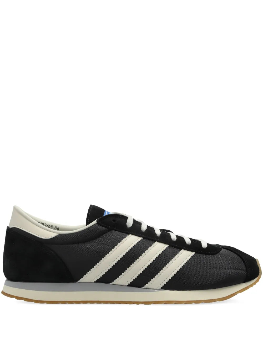 adidas Pampanga Spzl Sneakers — Black — Size US M 4.5 - US W 6 — Front View