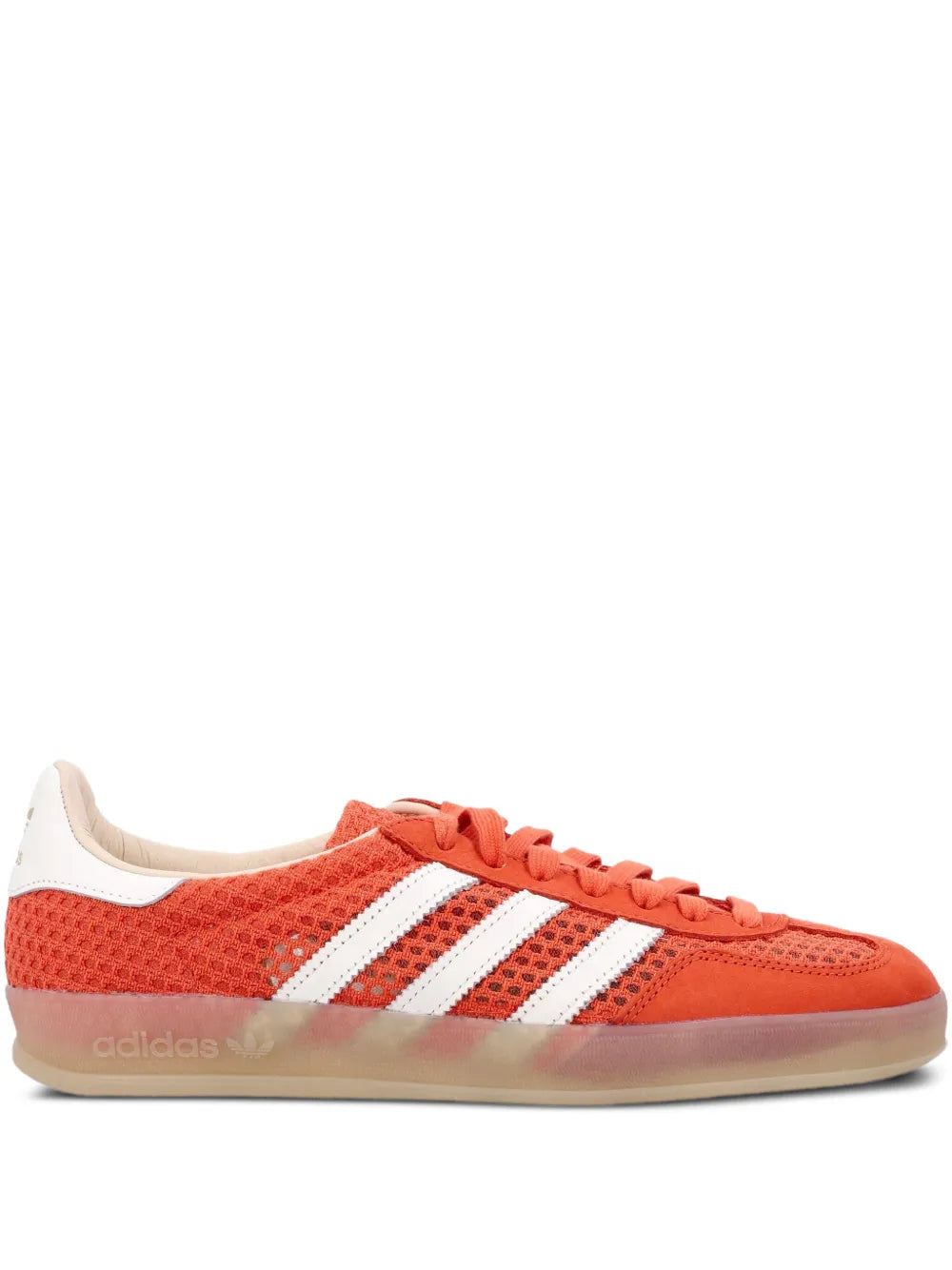 adidas Gazelle Indoor Sneakers — Carrot Orange — Size US M 7 - US W 8.5 — Front View