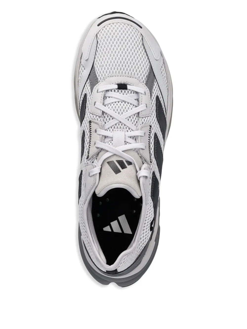adidas Adistar 3 Sneakers — Light Grey — Size US M 4.5 - US W 6 — Top View