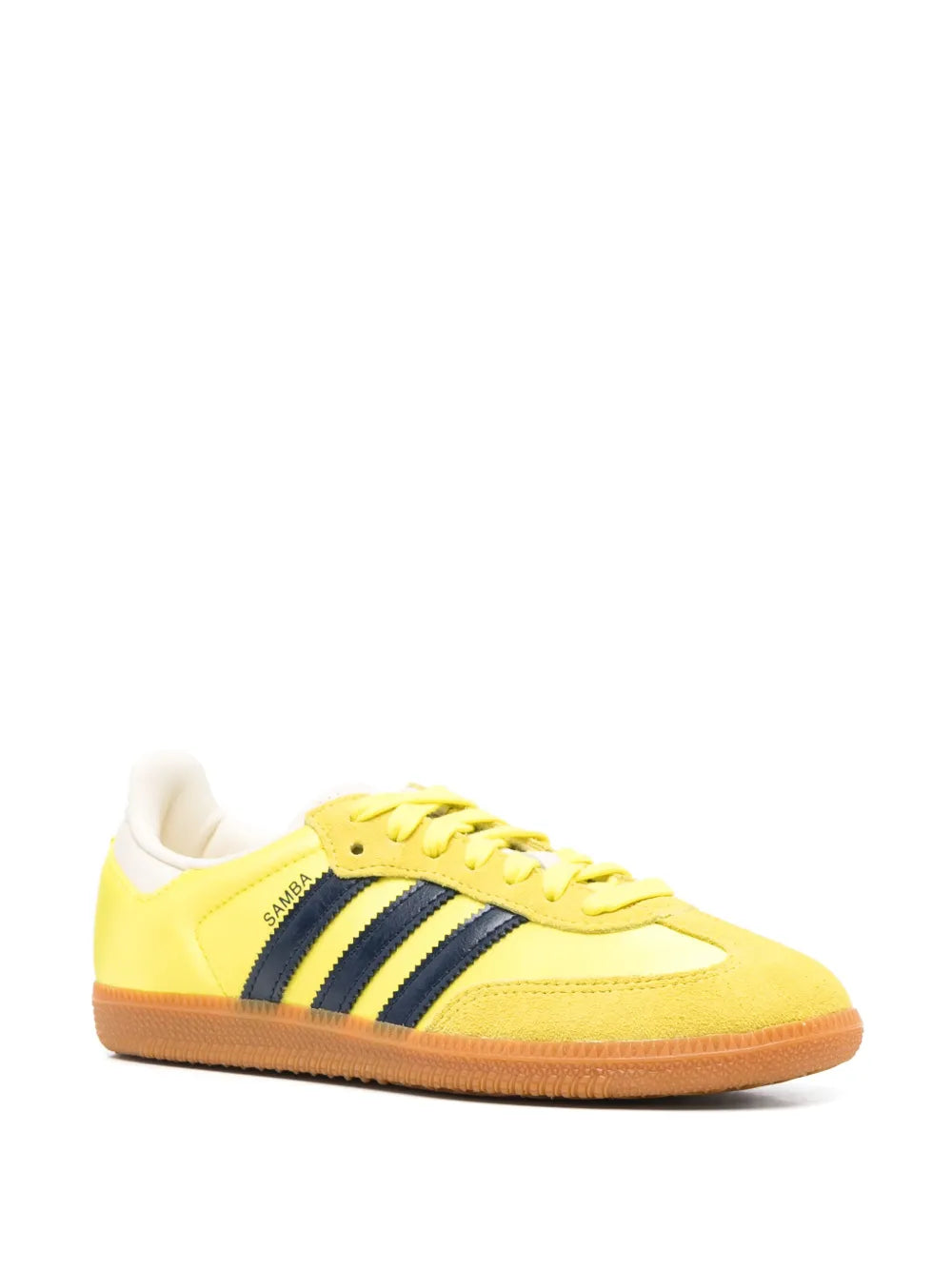 adidas Samba Og Sneakers — Fluorescent Yellow — Size US M 9 - US W 10.5 — Side View