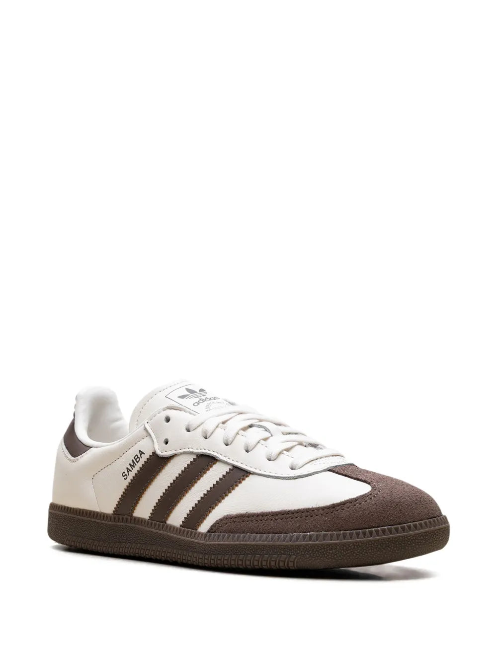 adidas Samba Og Off White/Earth Strata/Gum Sneakers — Light Beige — Size US M 11 - US W 12.5 — Side View