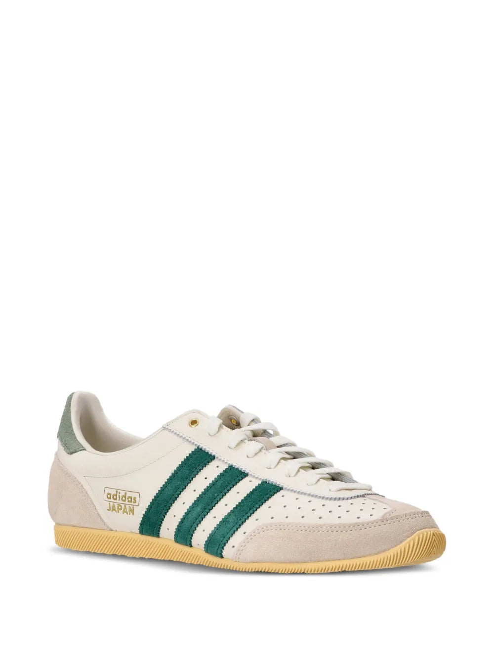 adidas Japan Suede-Panelled Sneakers — Cream — Size US M 10 - US W 11.5 — Side View