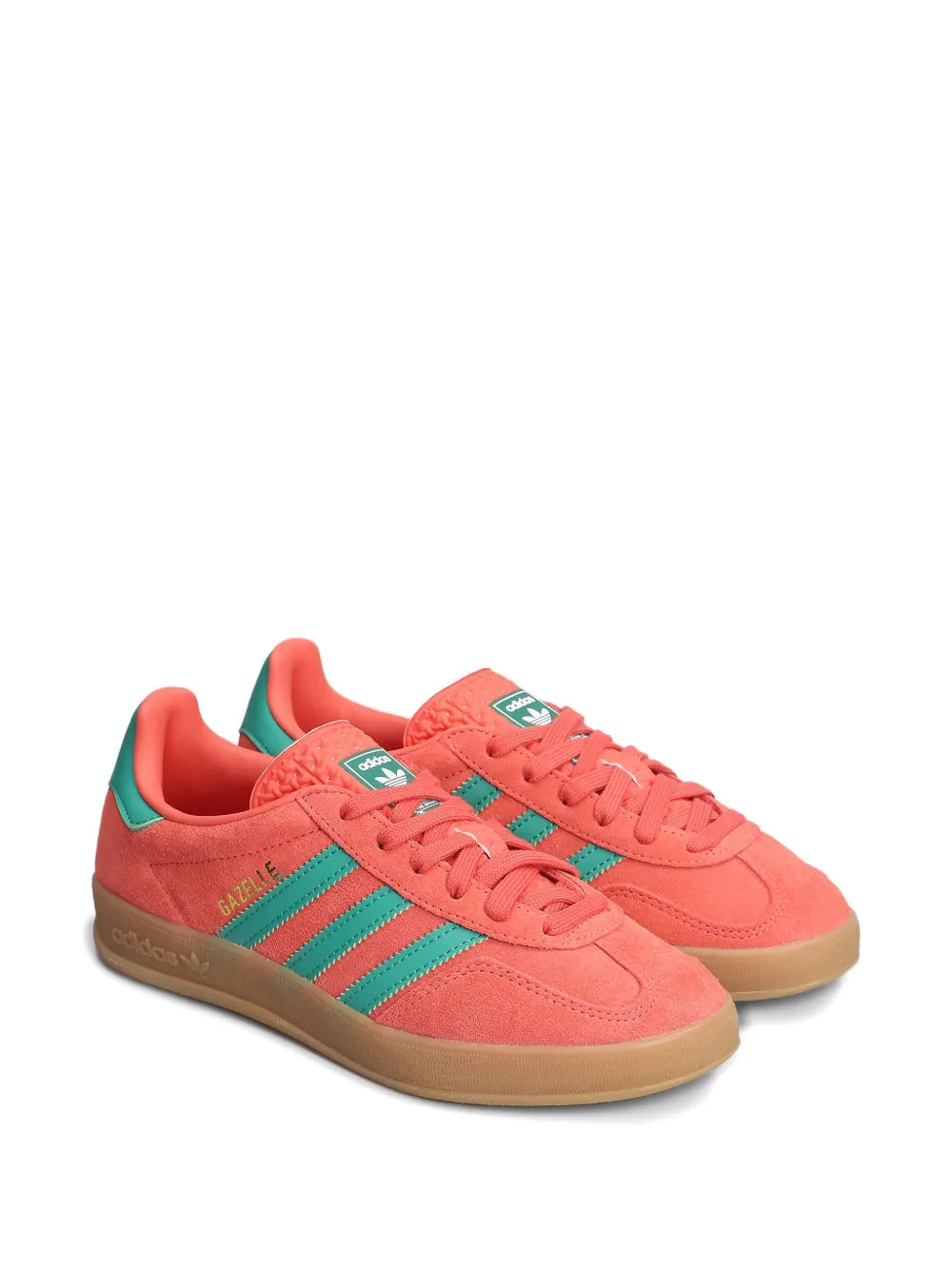 adidas Gazelle Indoor Sneakers — Amber Orange — Size US M 9 - US W 10.5 — Side View
