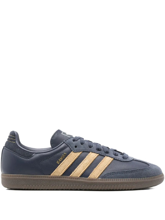 adidas Samba Sneakers — Navy Blue — Size US M 7.5 - US W 9 — Front View