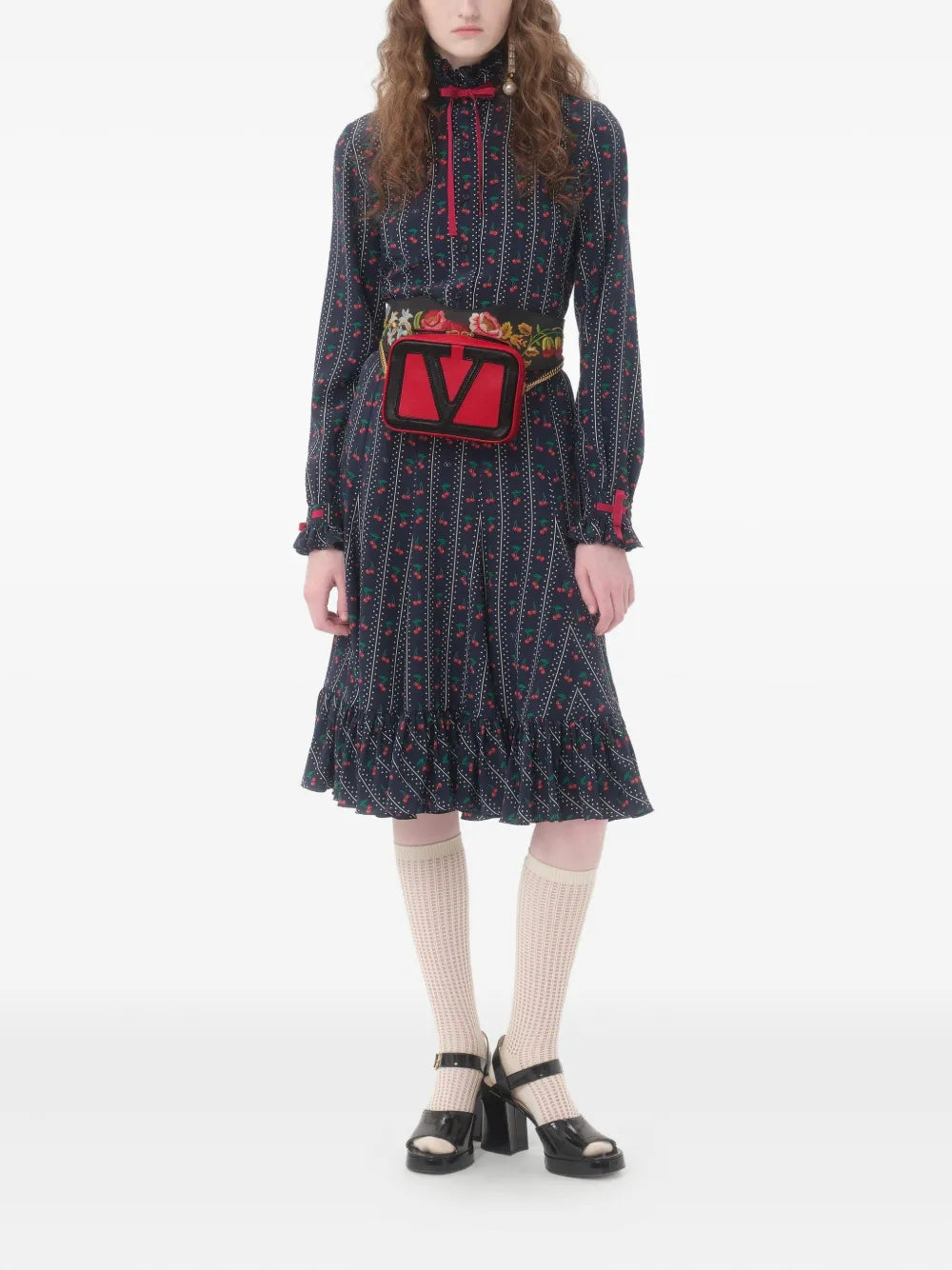 Valentino Garavani Viva Superstar Nappa Belt Bag — Same as shown — Size One Size — Side View