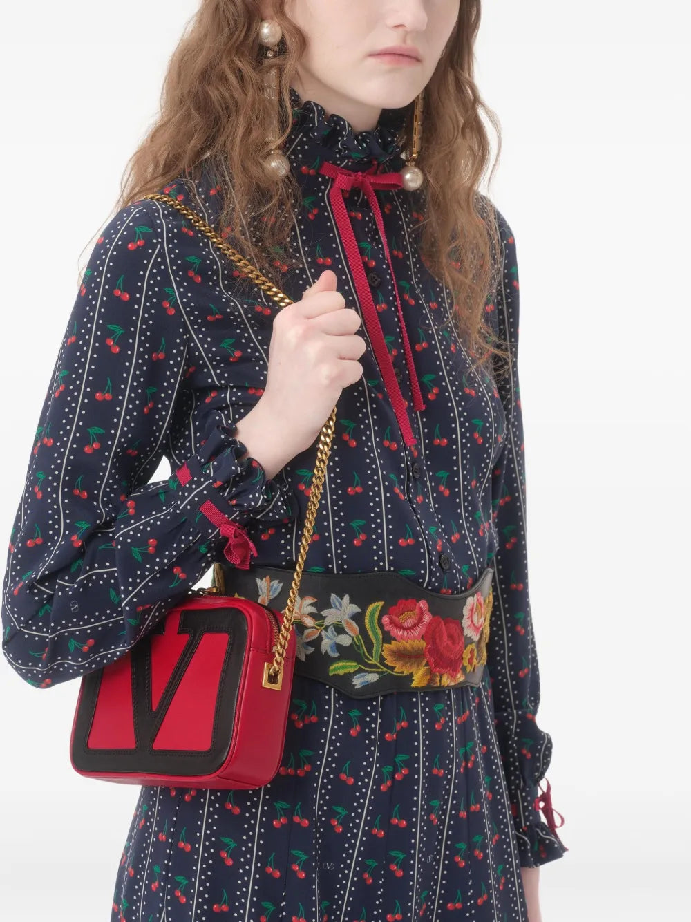 Valentino Garavani Viva Superstar Nappa Belt Bag — Same as shown — Size One Size — Back View