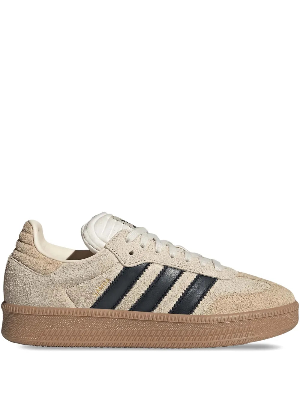 adidas Samba Sneakers — Taupe Grey — Size US M 11 - US W 12.5 — Front View