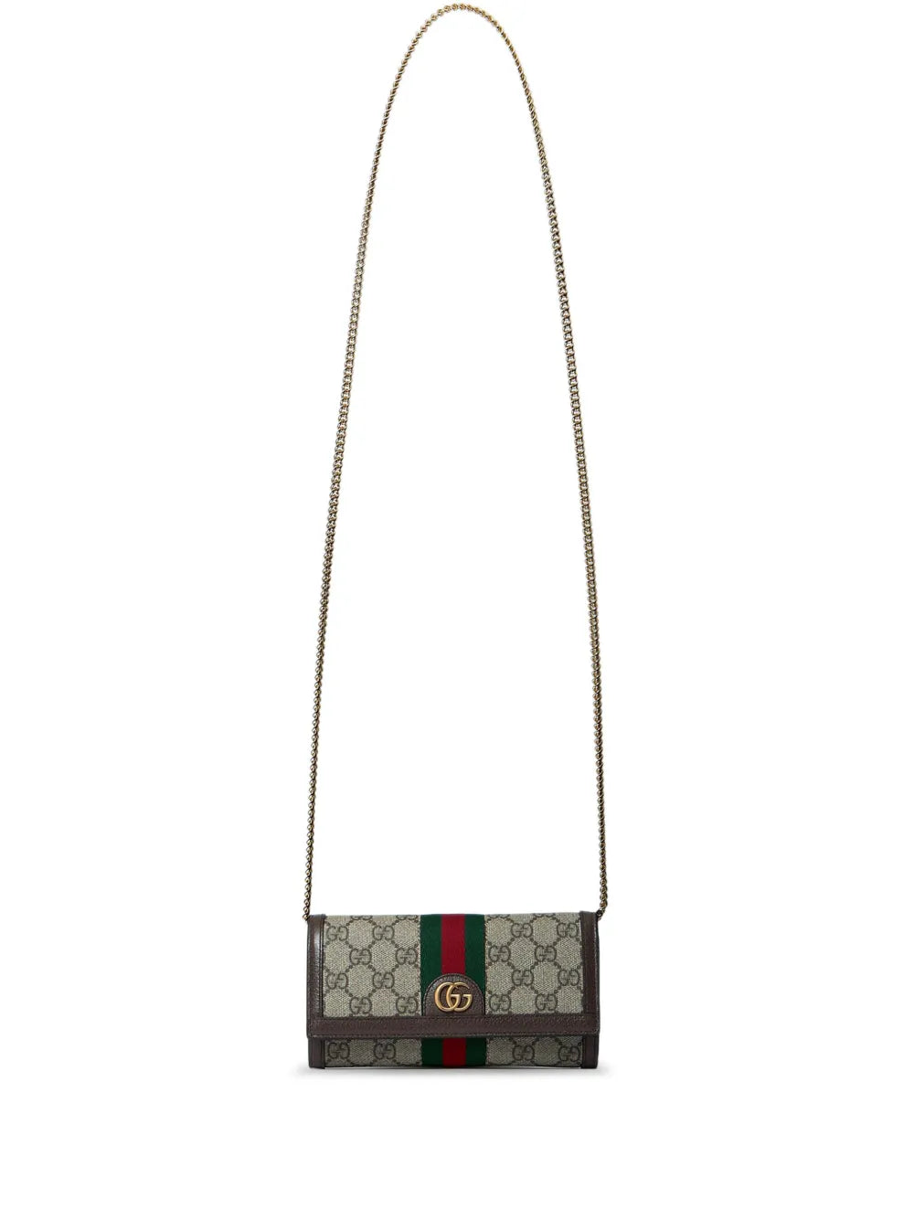 Gucci Gg Canvas Chain Wallet — Same as shown — Size One Size — Front View