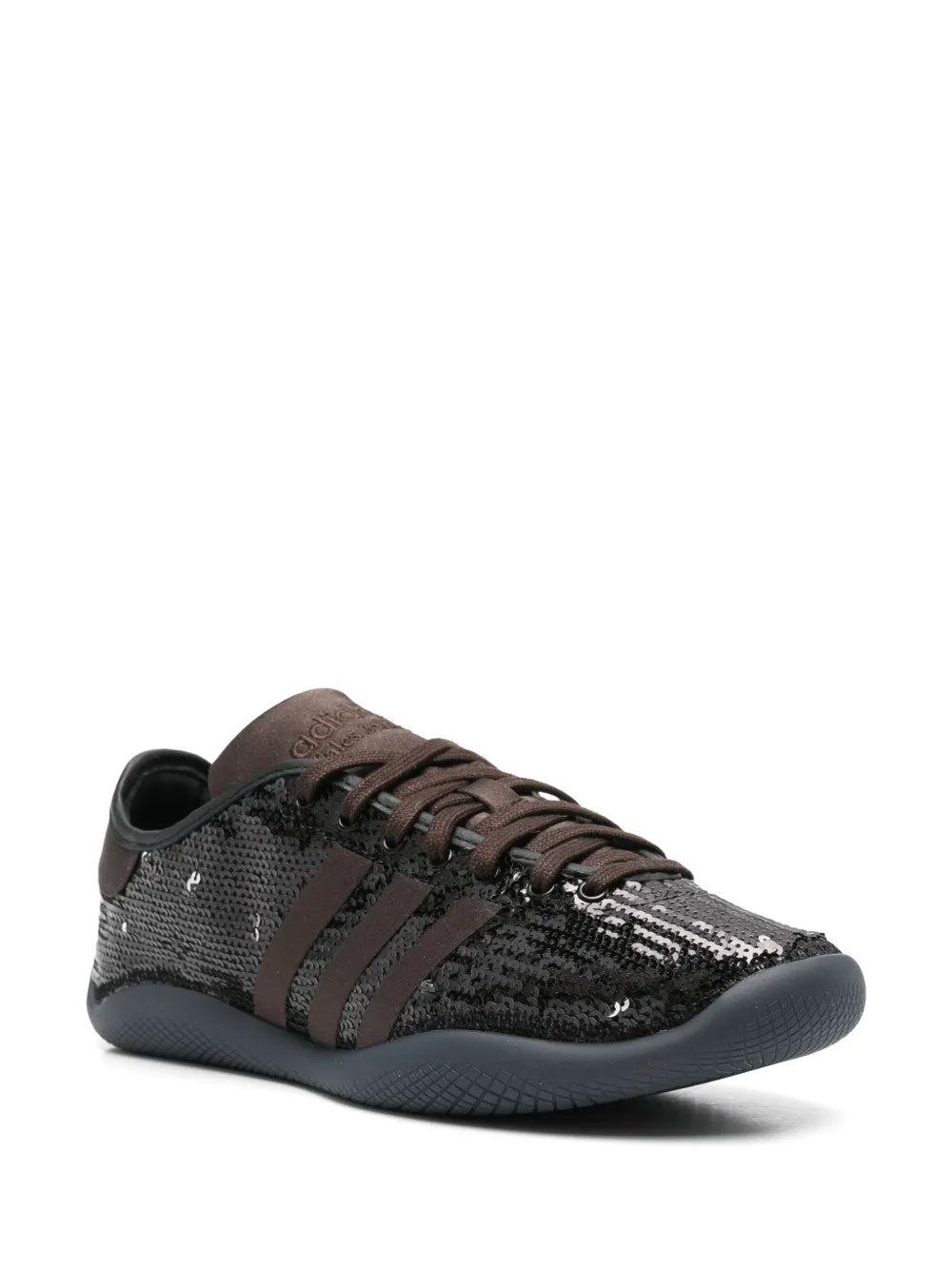 adidas Sequin-Embellished Sneakers — Black — Size US M 9 - US W 10.5 — Side View