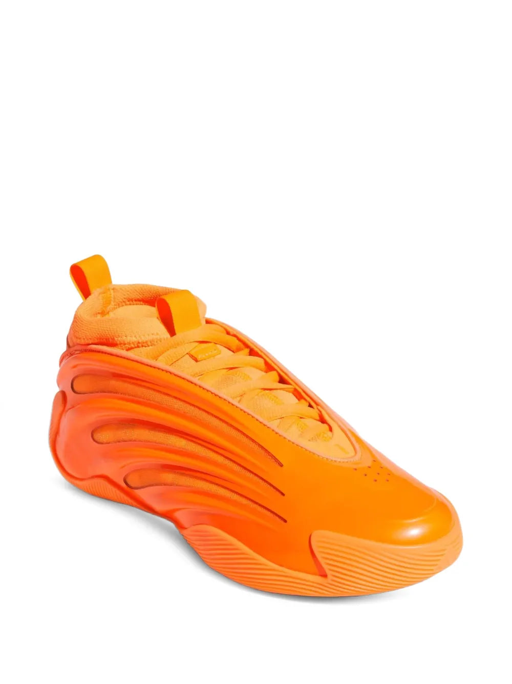 adidas Harden Vol. 9 Dyanmo Sneakers — Orange — Size US M 9 - US W 10.5 — Side View