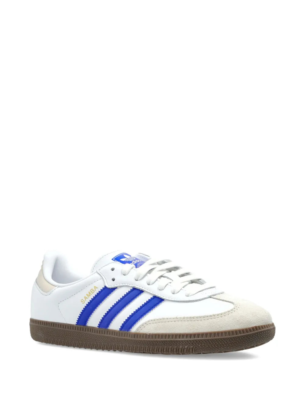 adidas Samba 3-Stripes Sneakers — White — Size US M 9.5 - US W 11 — Side View