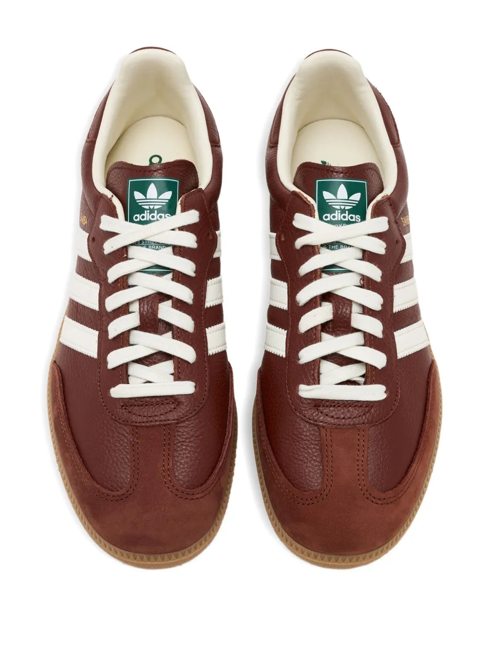 adidas Samba Og Sneakers — Brown — Size US M 9 - US W 10.5 — Back View