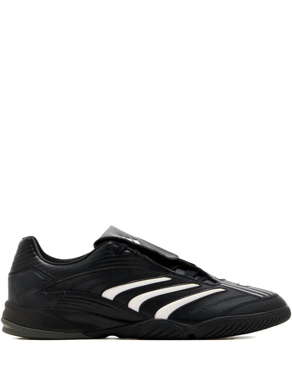 adidas Predator Sneakers — Black/White — Size US M 6.5 - US W 8 — Front View