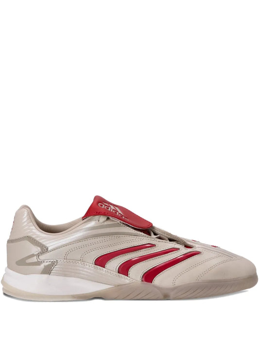 adidas Predator Sala Leather Sneakers — Beige — Size US M 6.5 - US W 8 — Front View