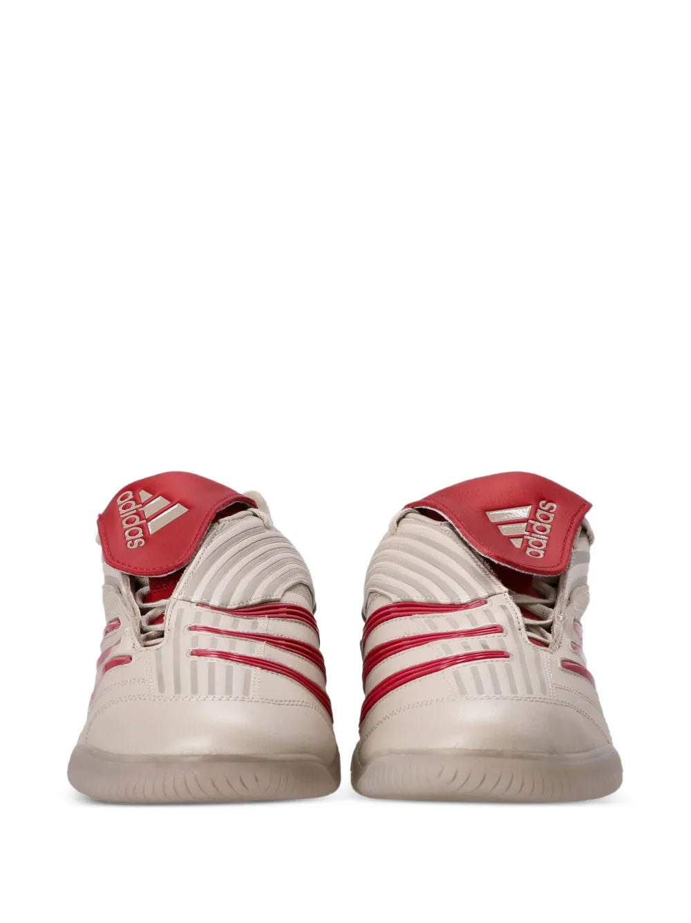 adidas Predator Sala Leather Sneakers — Beige — Size US M 6.5 - US W 8 — Top View