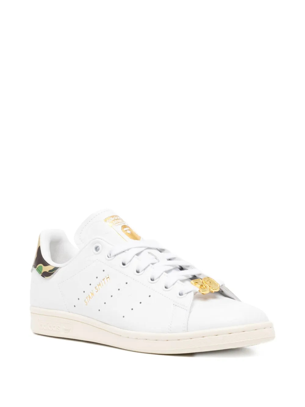 A Bathing Ape?X adidas Stan Smith Trainers — White — Size US M 3.5 - US W 5 — Side View