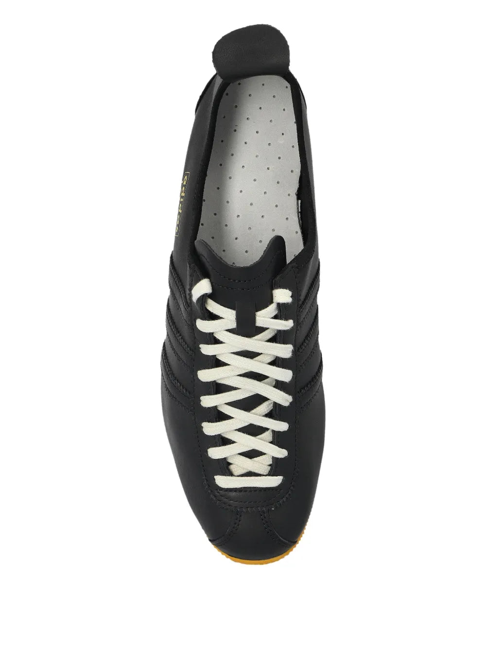 adidas Japan Leather Sneakers — Black — Size US M 10 - US W 11.5 — Back View