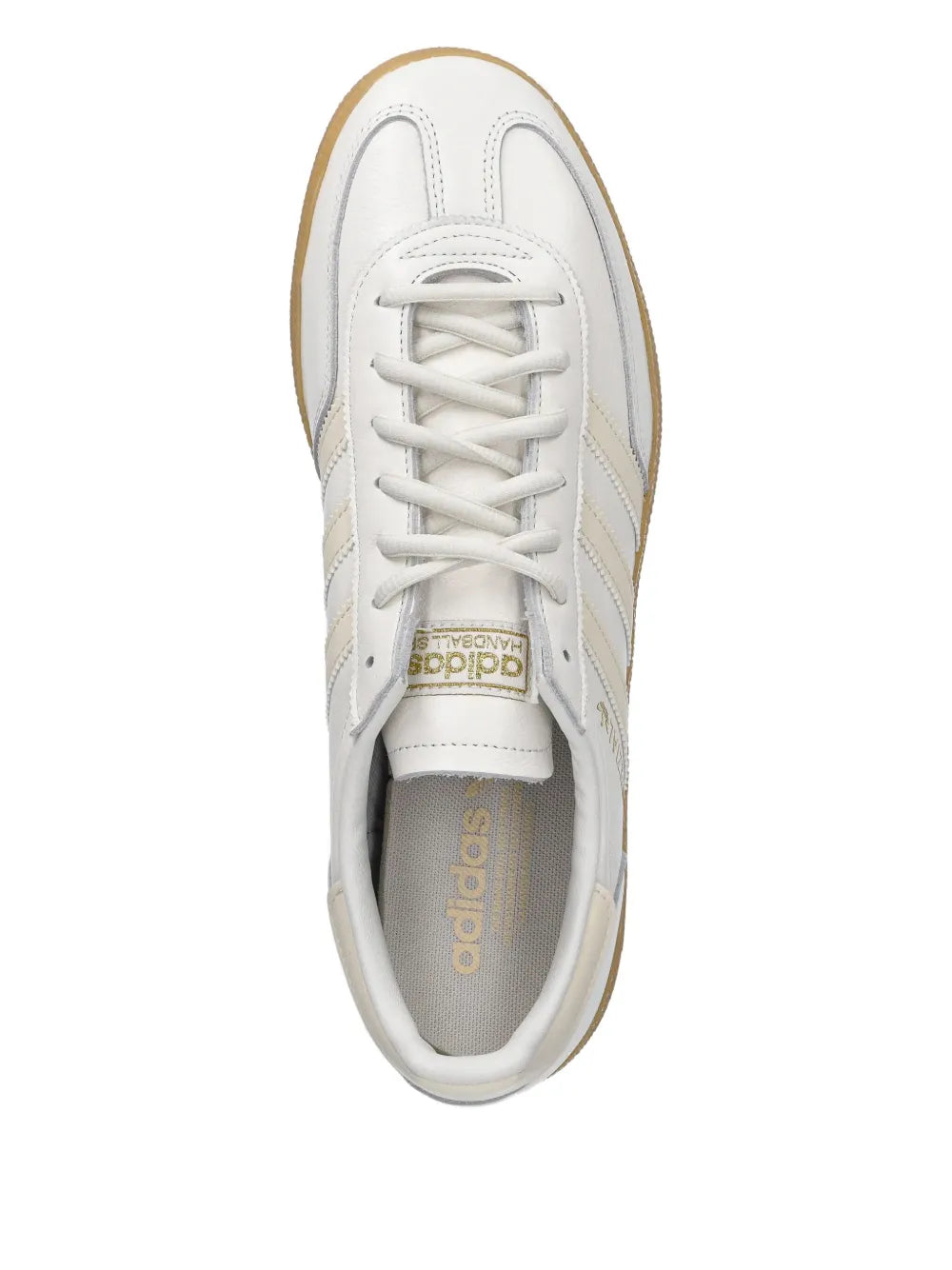 adidas Handball Spezial Leather Sneakers — White — Size US M 8.5 - US W 10 — Back View