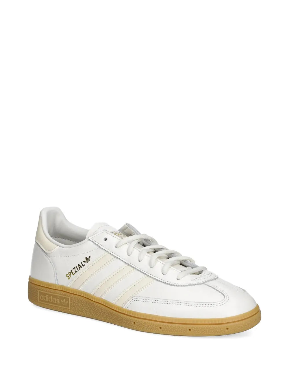 adidas Handball Spezial Leather Sneakers — White — Size US M 8.5 - US W 10 — Side View