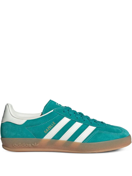 adidas Gazelle Indoor Pure Teal Sneakers — Teal Green — Size US M 5.5 - US W 7 — Front View