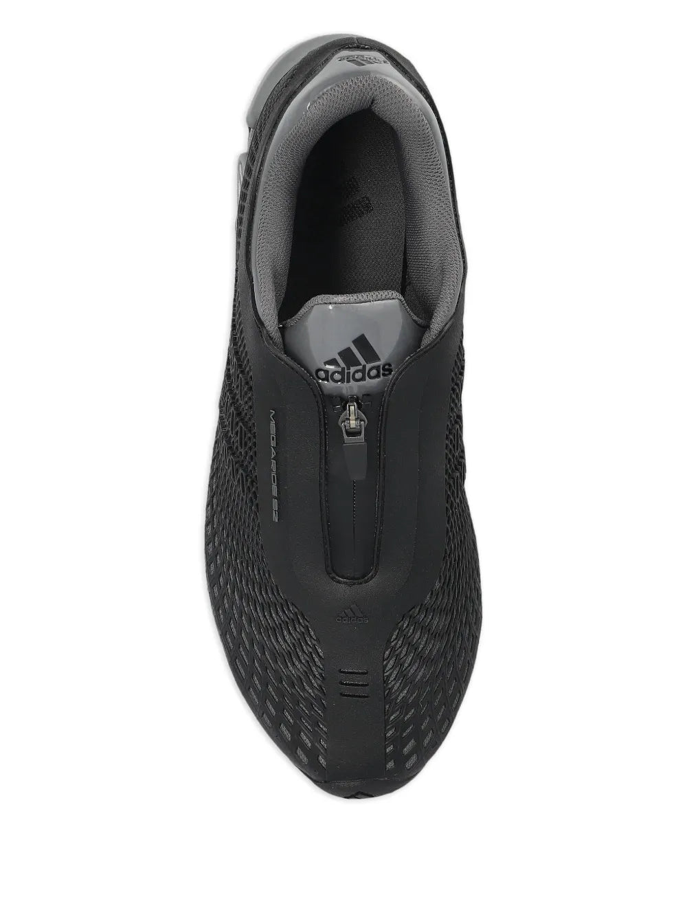 adidas Megaride S2 Zip-Up Sneakers — Grey — Size US M 10 - US W 11.5 — Back View