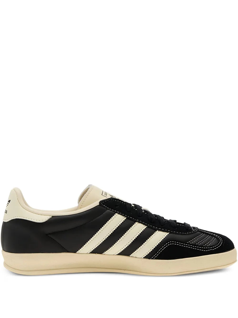 adidas Gazelle Indoor Sneakers — Black — Size US M 7 - US W 8.5 — Front View