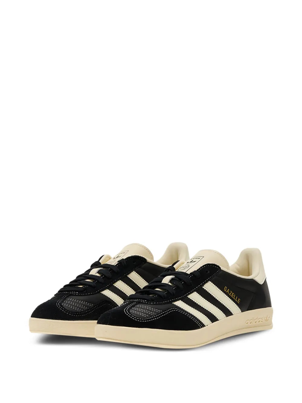 adidas Gazelle Indoor Sneakers — Black — Size US M 7 - US W 8.5 — Side View