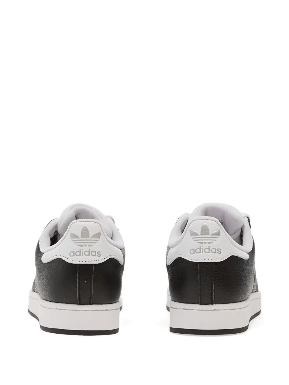 adidas Shell-Toe Three-Stripe Trainers — Black — Size US M 9 - US W 10.5 — Back View