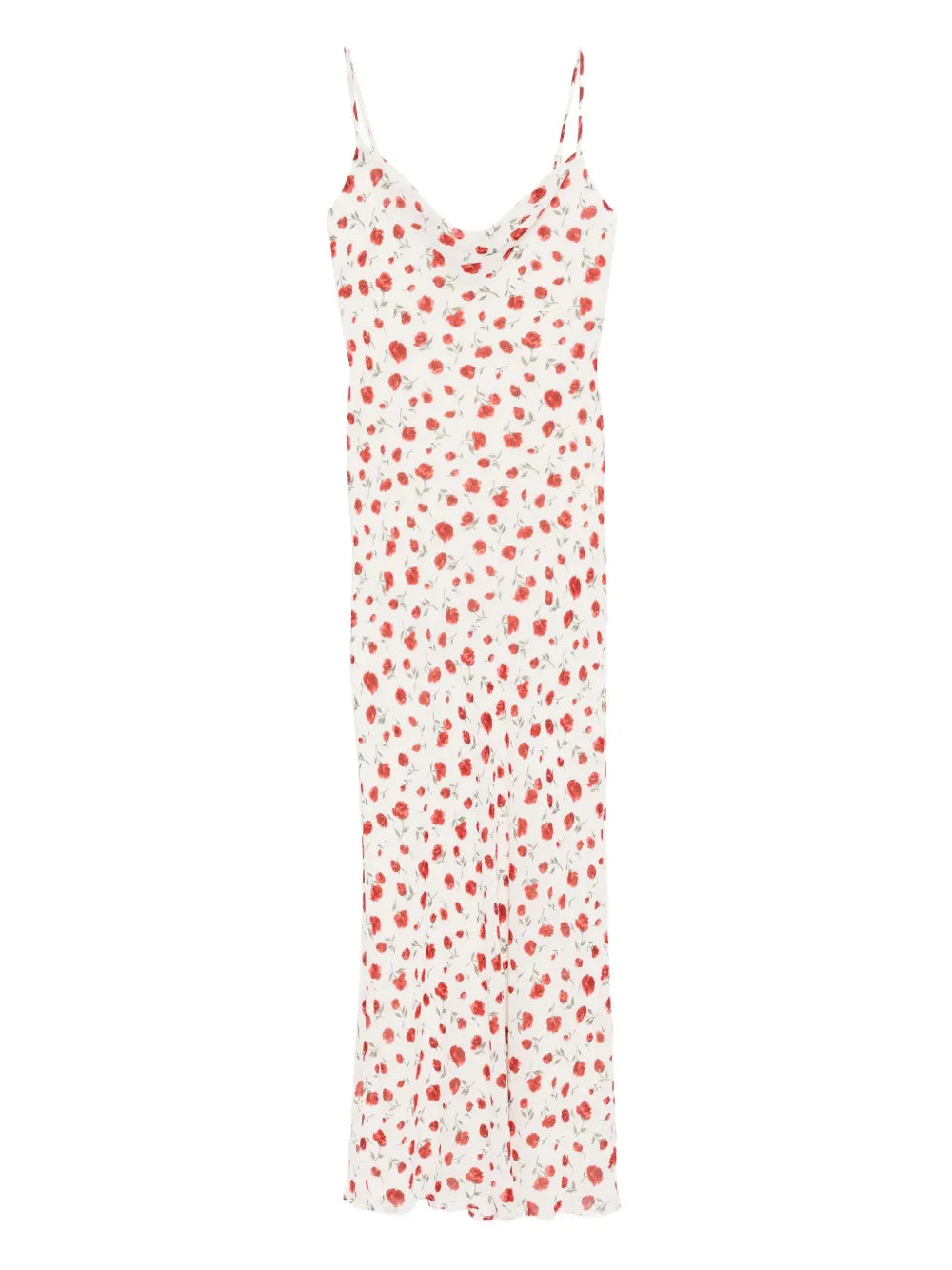 Reformation Drina Dress — Red — Size XS — Front View