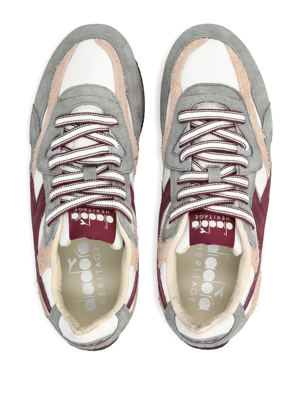 Diadora Equipe Revenge — Grey — Size US M 3.5 - US W 5 — Back View