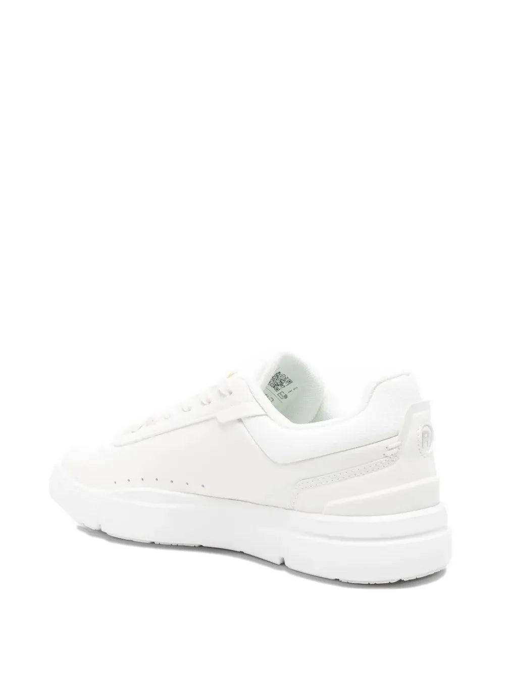 On Running The Roger Advantage — White — Size US M 3.5 - US W 5 — Back View