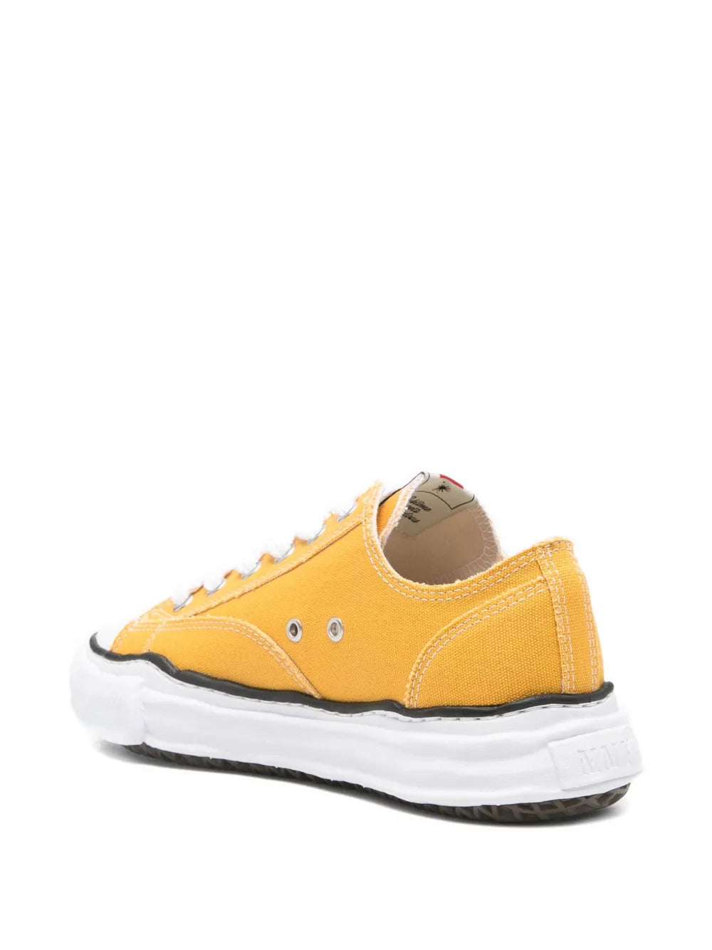Maison MIHARA YASUHIRO Peterson23 Lace-Up — Yellow — Size US M 3.5 - US W 5 — Back View