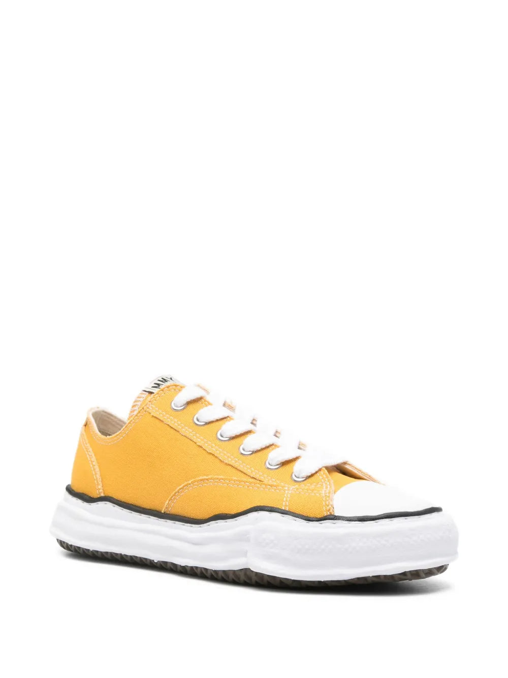 Maison MIHARA YASUHIRO Peterson23 Lace-Up — Yellow — Size US M 3.5 - US W 5 — Side View