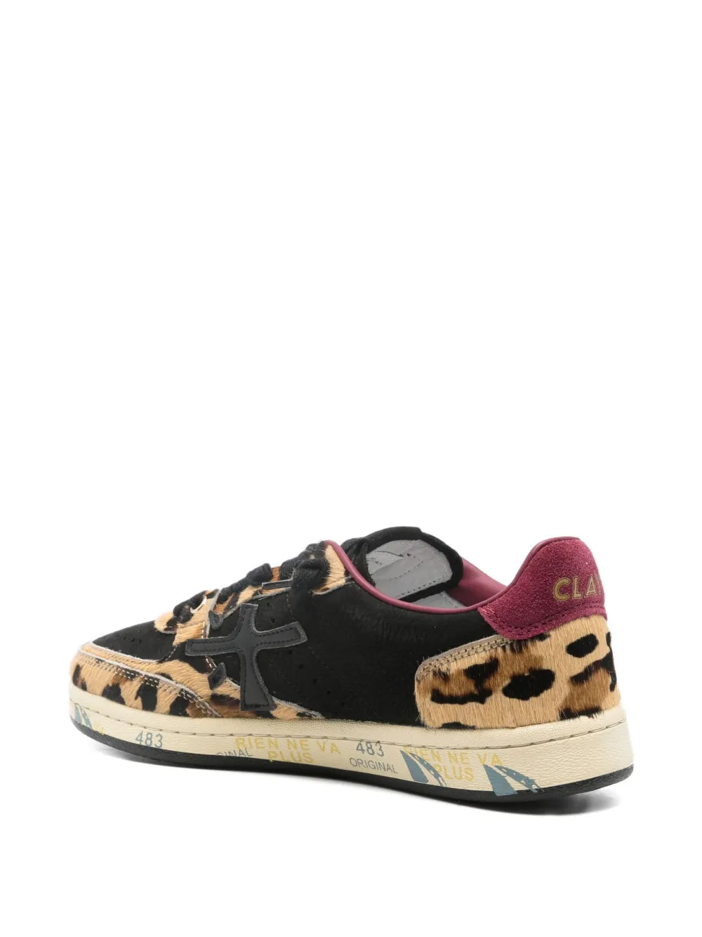 Premiata Bskt Clayd — Black — Size US M 3.5 - US W 5 — Back View